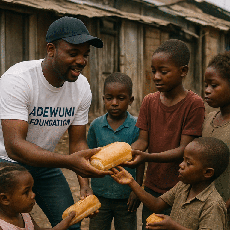 Feeding Beggars in the Slums: An Act of Charity and Humanity
