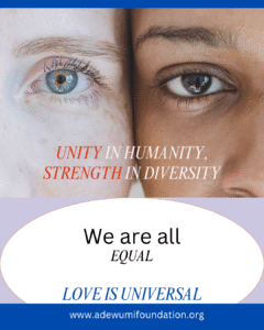Read more about the article Unity in Humanity, Strength in Diversity