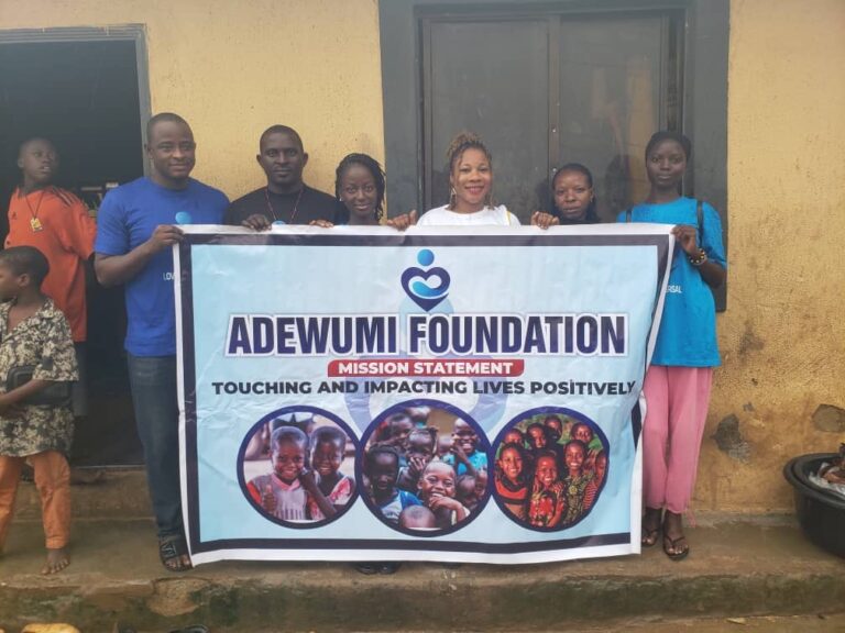 Adewumi Foundation Takes to the Streets and Slums of Abuja to Feed Poor and Hungry Kids