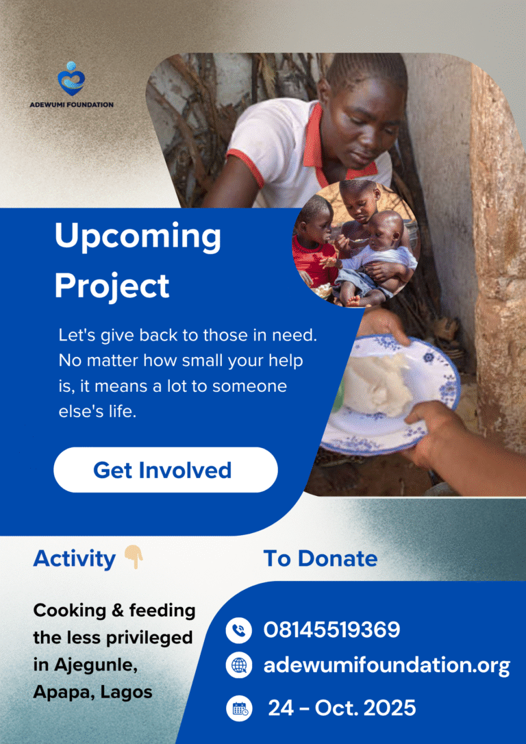 Program: Feeding Hope in Ajegunle, Lagos