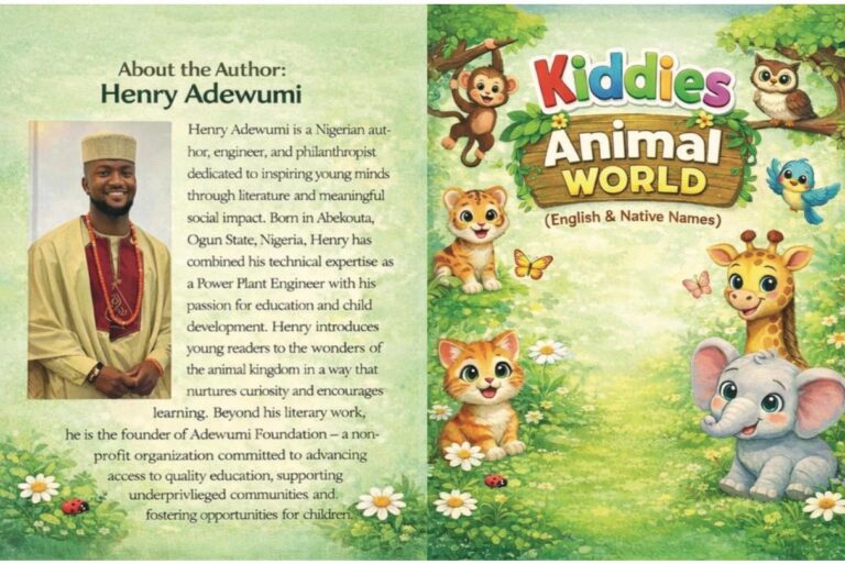 Why Kiddies Animal World by Henry Adewumi Is the Perfect Book for Every Child